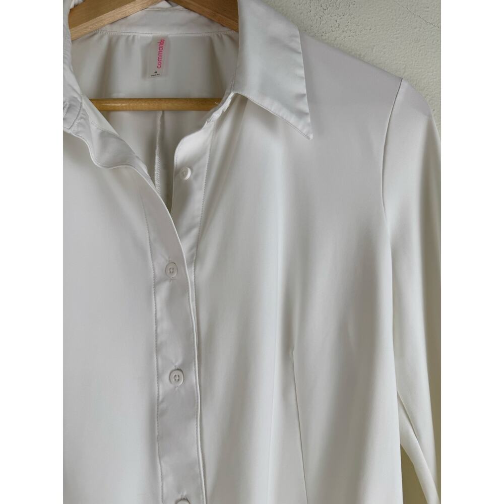 Commando White Button-Front Bodysuit - Picture 10 of 16